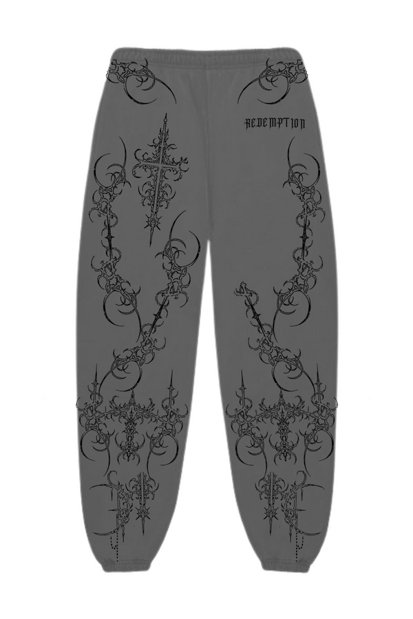 CHARCOAL "REDEMPTION" SWEATPANTS