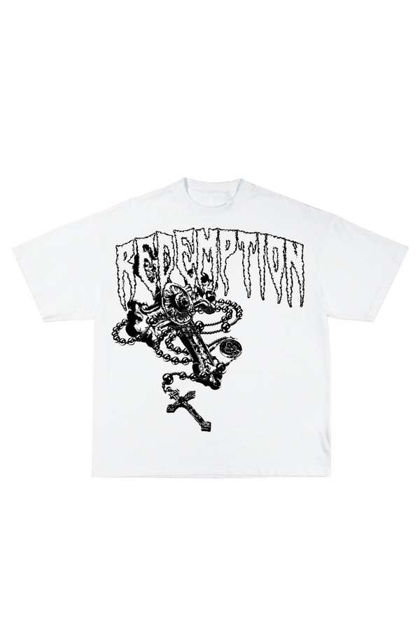 WHITE "REDEMPTION" TEE